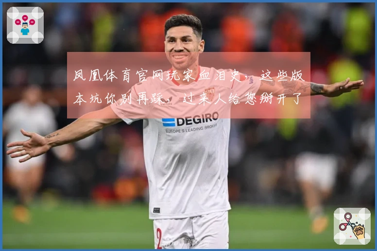 凤凰体育官网玩家血泪史，这些版本坑你别再踩，过来人给您掰开了揉碎了说